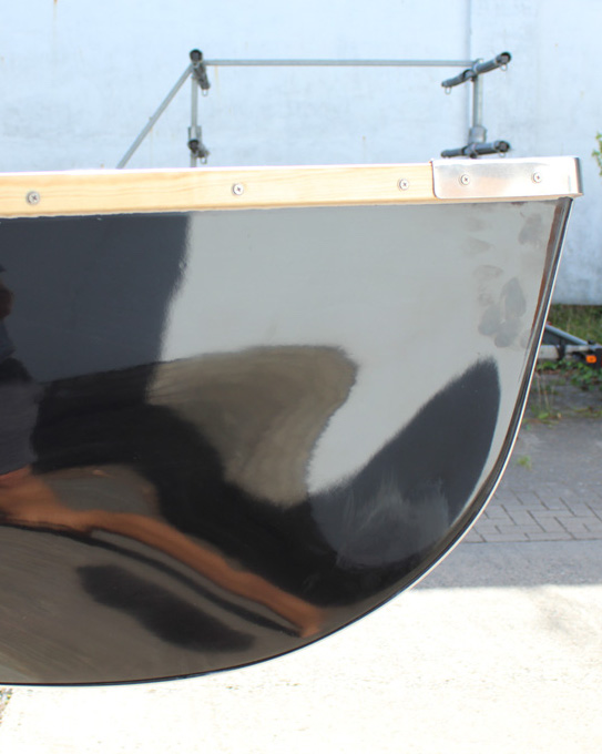 Kanadier DL2 plus in schwarz Spitze des DL plus Kanu in schwarz